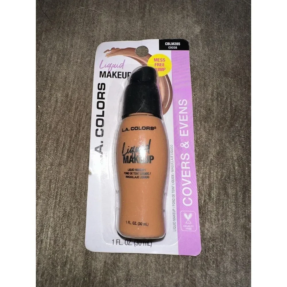 L..A. COLORS  Liquid‎  Makeup  5ea. Cocoa ALM285, Moisturizing Full Coverage